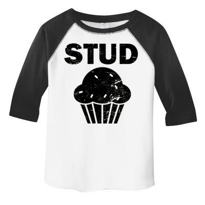 Stud Muffin Funny Retro Toddler Fine Jersey T-Shirt