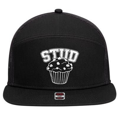 Stud Muffin Retro 7 Panel Mesh Trucker Snapback Hat