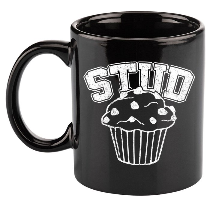 Stud Muffin Retro 11oz C Handle Ceramic Mug