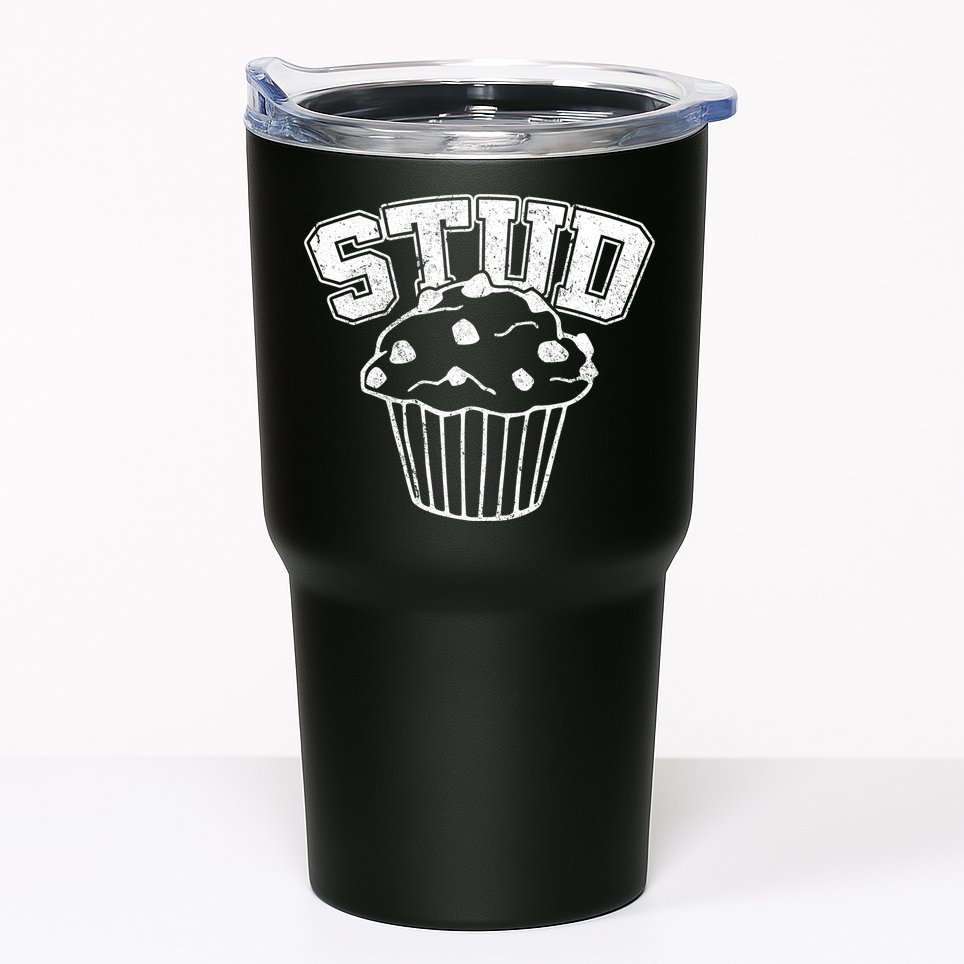 Stud Muffin Retro Tumbler