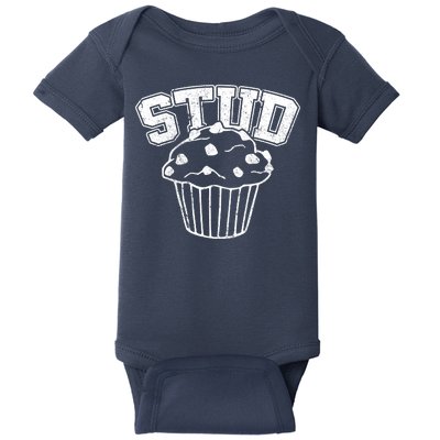 Stud Muffin Retro Baby Bodysuit