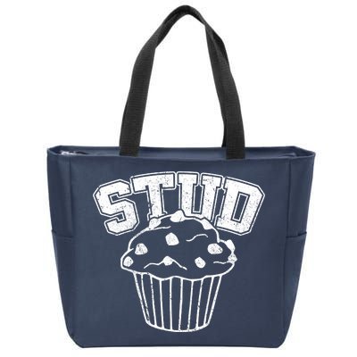 Stud Muffin Retro Zip Tote Bag