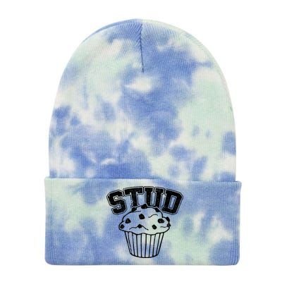 Stud Muffin Retro Tie Dye 12in Knit Beanie