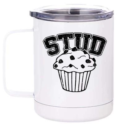 Stud Muffin Retro 12 oz Stainless Steel Tumbler Cup