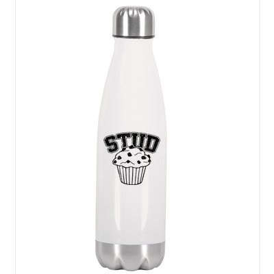 Stud Muffin Retro Stainless Steel Insulated Water Bottle