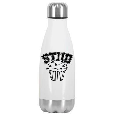 Stud Muffin Retro Stainless Steel Insulated Water Bottle