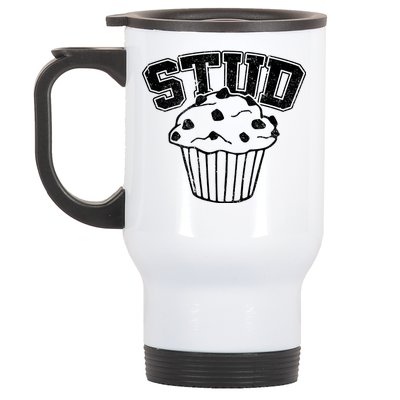 Stud Muffin Retro Stainless Steel Travel Mug