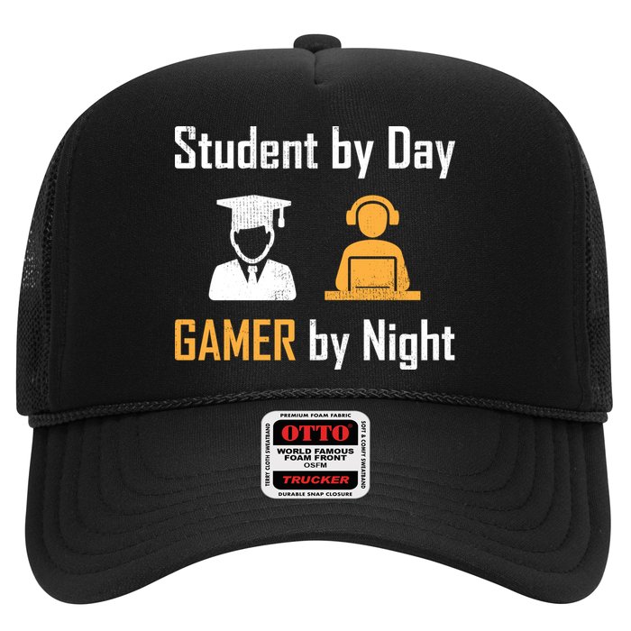 Student By Day Gamer By Night Trucker Hat