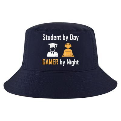 Student By Day Gamer By Night Cool Comfort Performance Bucket Hat