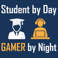 Student By Day Gamer By Night Garment-Dyed Heavyweight T-Shirt