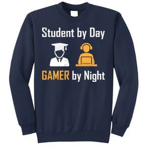 Student By Day Gamer By Night Sweatshirt