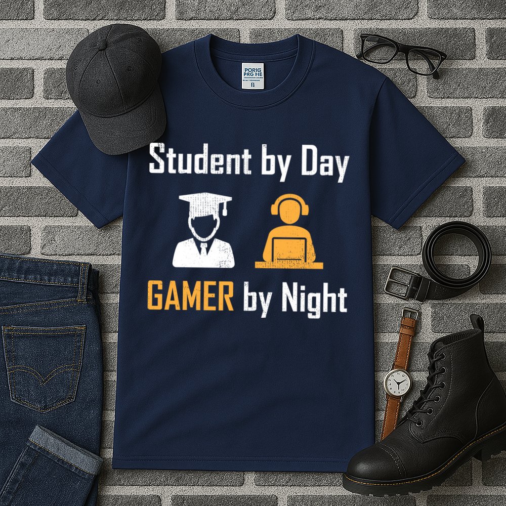 Student By Day Gamer By Night Tall T-Shirt