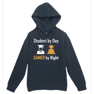 Student By Day Gamer By Night Urban Pullover Hoodie