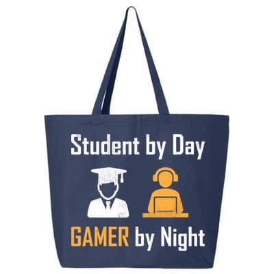 Student By Day Gamer By Night 25L Jumbo Tote