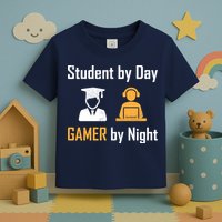 Student By Day Gamer By Night Toddler T-Shirt