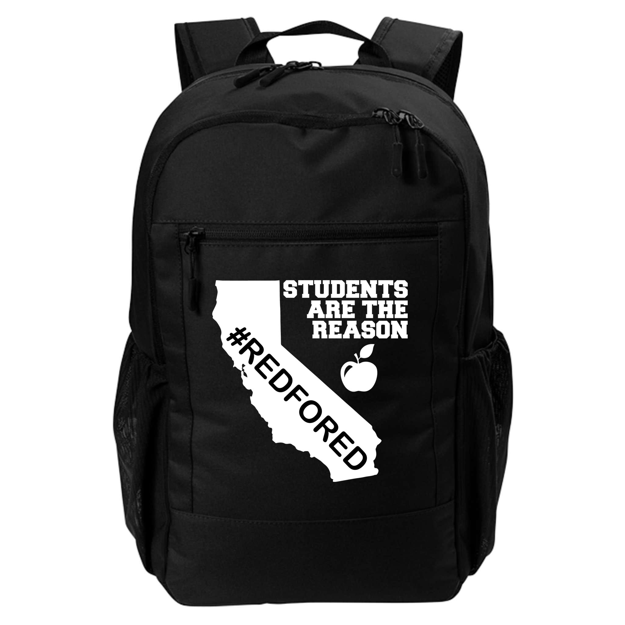 Students Are The Reason Red For Ed California Teacher Backpack