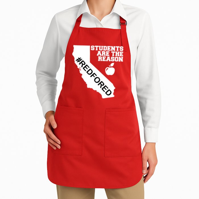 Students Are The Reason Red For Ed California Teacher Apron