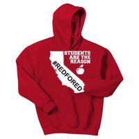 Students Are The Reason Red For Ed California Teacher Kids Hoodie