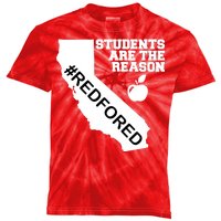 Students Are The Reason Red For Ed California Teacher Kids Tie-Dye T-Shirt