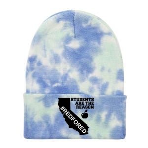 Students Are The Reason Red For Ed California Teacher Tie Dye 12in Knit Beanie