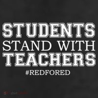 Students Stand With Teachers #RedForEd Cool Comfort Performance Bucket Hat
