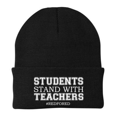 Students Stand With Teachers #RedForEd Beanie