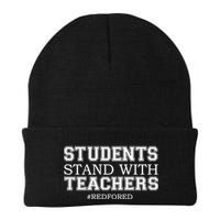 Students Stand With Teachers #RedForEd Beanie
