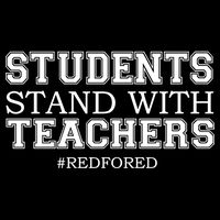 Students Stand With Teachers #RedForEd Wool Snapback Cap
