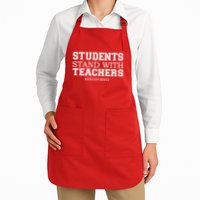 Students Stand With Teachers #RedForEd Apron