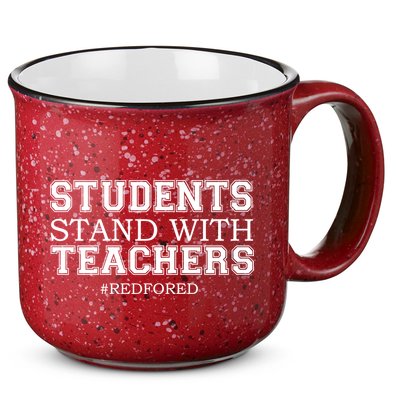 Students Stand With Teachers #RedForEd 15oz Campfire Ceramic Mug