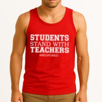Students Stand With Teachers #RedForEd Tank Top