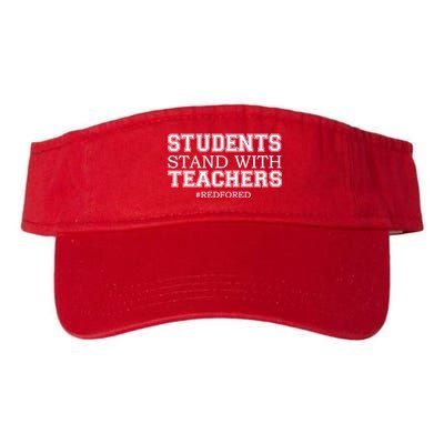 Students Stand With Teachers #RedForEd Visor