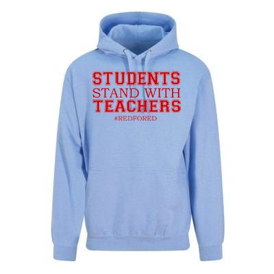 Students Stand With Teachers #RedForEd Unisex Surf Hoodie