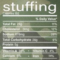 Stuffing Nutritional Facts Funny Thanksgiving Legacy Tie Dye Trucker Hat