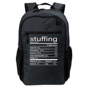 Stuffing Nutritional Facts Funny Thanksgiving Daily Commute Backpack