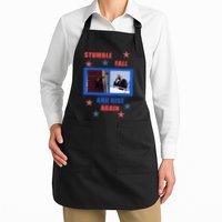 Stumble Fall And Rise Again Funny Biden Meme Apron