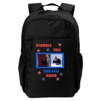 Stumble Fall And Rise Again Funny Biden Meme Backpack