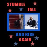 Stumble Fall And Rise Again Funny Biden Meme Drawstring Bag