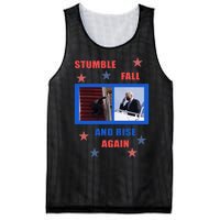 Stumble Fall And Rise Again Funny Biden Meme Mesh Reversible Basketball Jersey Tank