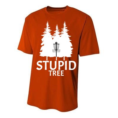 Stupid Tree Disc Golf Performance Sprint T-Shirt