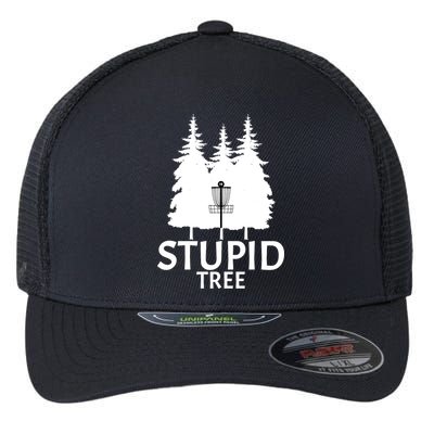 Stupid Tree Disc Golf Flexfit Unipanel Trucker Cap