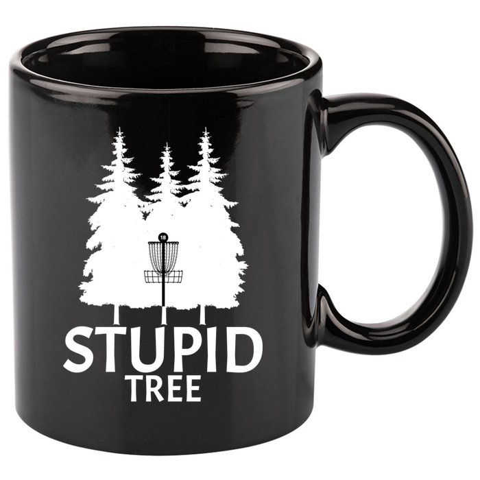 Stupid Tree Disc Golf 11oz C Handle Ceramic Mug
