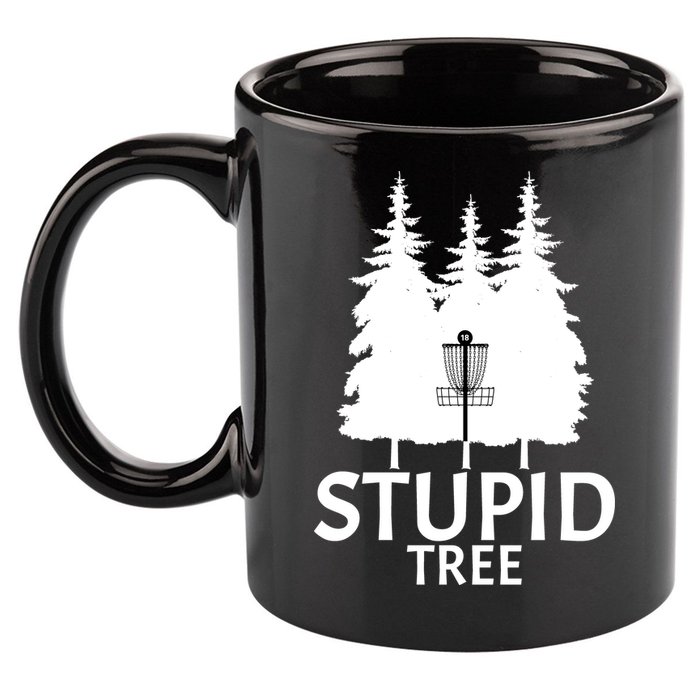 Stupid Tree Disc Golf 11oz C Handle Ceramic Mug
