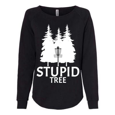 Stupid Tree Disc Golf Womens California Wash Sweatshirt