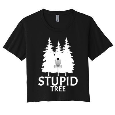 Stupid Tree Disc Golf Crop Top