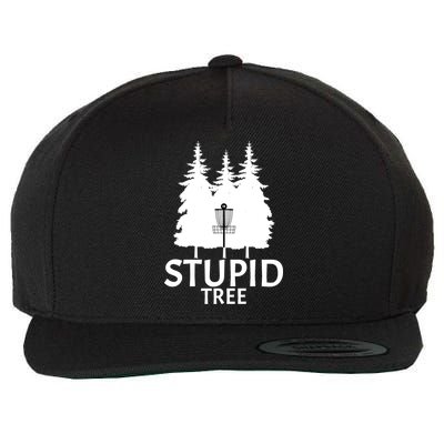 Stupid Tree Disc Golf Wool Snapback Cap