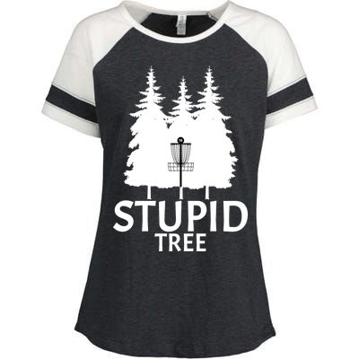 Stupid Tree Disc Golf Enza Ladies Jersey Colorblock Tee