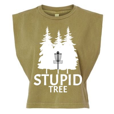 Stupid Tree Disc Golf Garment-Dyed Women's Muscle Tee