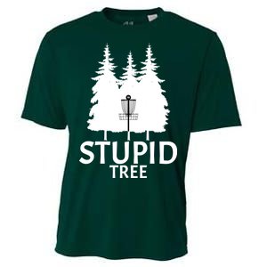 Stupid Tree Disc Golf Cooling Performance Crew T-Shirt