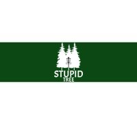 Stupid Tree Disc Golf Bumper Sticker